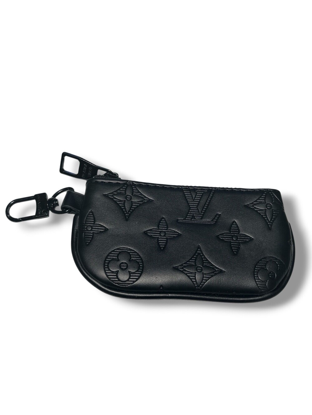 Louis Vuitton Trio Messenger Monogram Shadow Detachable Coin Pouch Black